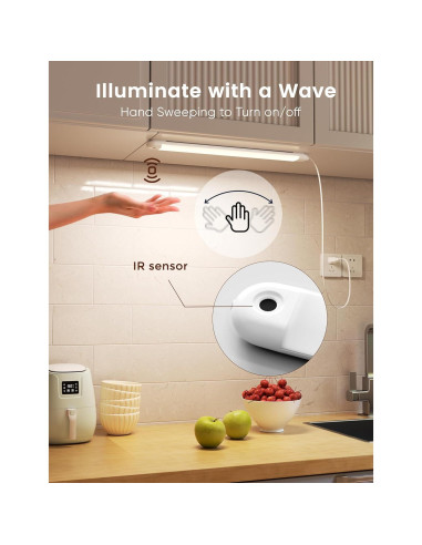 Luz de Encimera Joyzy 40.64 cm con Sensor de Mano y Brillo Ajustable