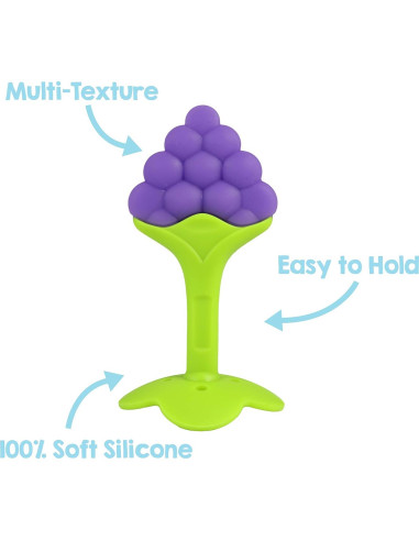 Mordedores de Dentición RaZbaby 3-Pack Silicona Libre de BPA