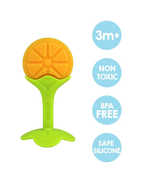 Mordedores de Dentición RaZbaby 3-Pack Silicona Libre de BPA Mordedores de Dentición RaZbaby 3-Pack Silicona Libre de BPA