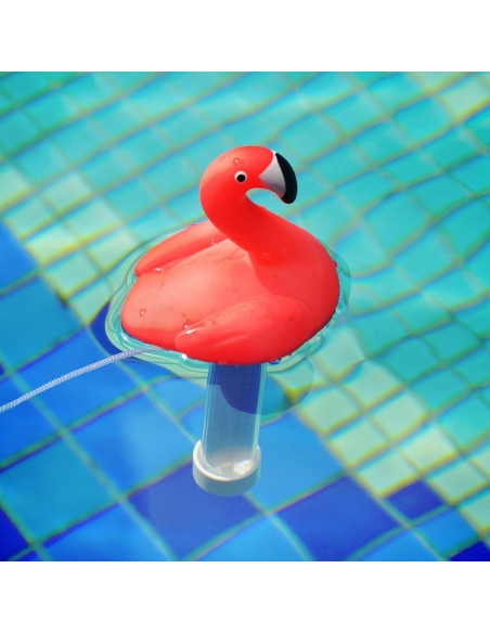 Termómetro Flotante para Piscina XY-WQ - Flamenco y Tortuga Termómetro Flotante para Piscina XY-WQ - Flamenco y Tortuga