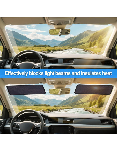 Protector Solar Adherente ZATOOTO para Ventanas de Coche - Set de 4 Protector Solar Adherente ZATOOTO para Ventanas de Coche - Set de 4