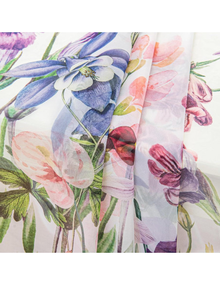 Cortinas Transparentes Florales Youleyar 132x183 cm 2 Paneles Cortinas Transparentes Florales Youleyar 132x183 cm 2 Paneles