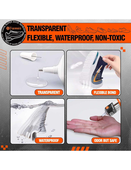 Pegamento para Zapatos 15ml Kit Reparación Suelas Impermeable Pegamento para Zapatos 15ml Kit Reparación Suelas Impermeable