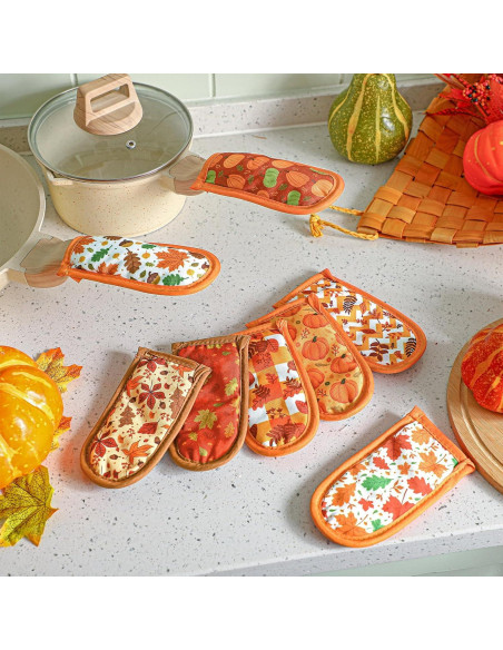 Patelai 8 Fundas para Mangos de Sartén Hierro Fundido Multicolor Patelai 8 Fundas para Mangos de Sartén Hierro Fundido Multicolor