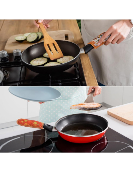 Patelai 8 Fundas para Mangos de Sartén Hierro Fundido Multicolor Patelai 8 Fundas para Mangos de Sartén Hierro Fundido Multicolor