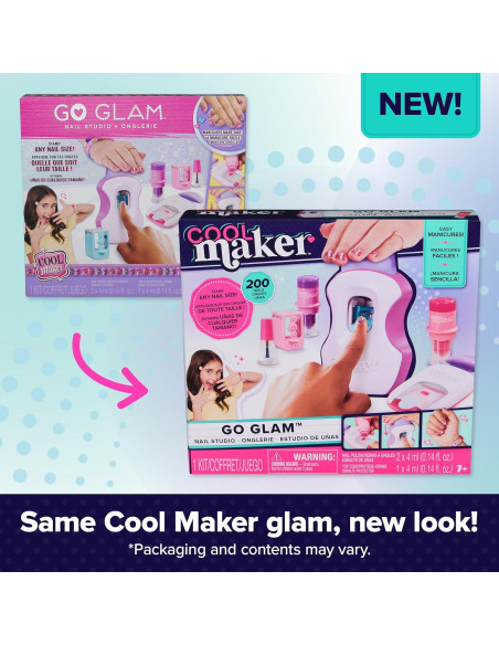Cool Maker Estudio de Uñas GO GLAM - Kit de Manicura 200 Uñas Cool Maker Estudio de Uñas GO GLAM - Kit de Manicura 200 Uñas