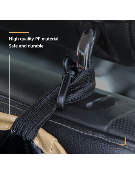 Basurero de Coche Ottdien Plegable Impermeable Beige 16x16x20cm Basurero de Coche Ottdien Plegable Impermeable Beige 16x16x20cm
