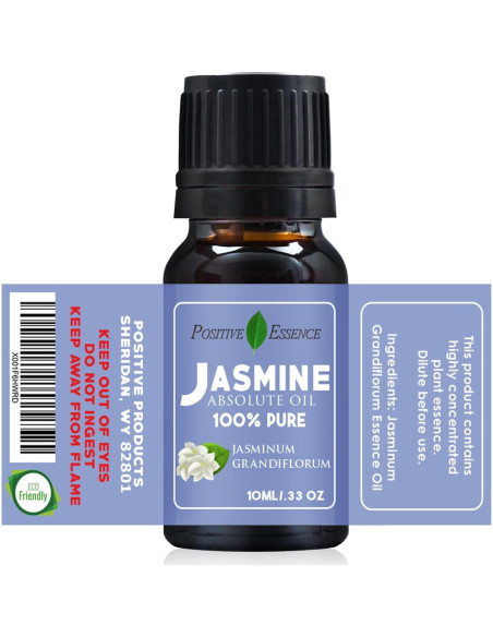 Aceite Esencial de Jazmín Puro 10ml - Esencia Positiva Aceite Esencial de Jazmín Puro 10ml - Esencia Positiva
