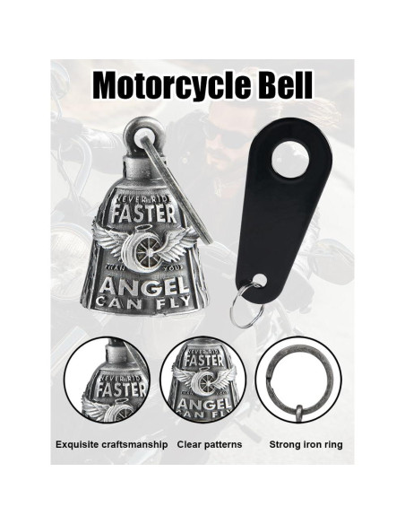 Campana de Motocicleta Dream Apparel Ángel Guardián 6.99cm Campana de Motocicleta Dream Apparel Ángel Guardián 6.99cm