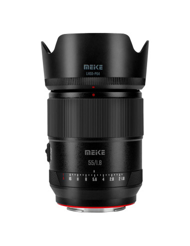 Lente Meike 55mm F1.8 AF para cámaras Sony E - 8K