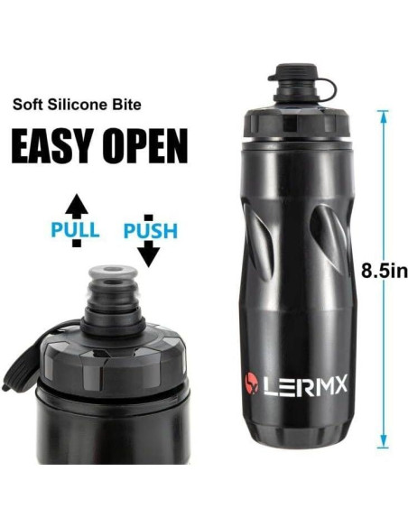 Soporte Universal para Botellas de Agua LX LERMX - Negro Soporte Universal para Botellas de Agua LX LERMX - Negro