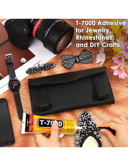 Pegamento Adhesivo Negro T-7000 Cridoz 110ml Multiusos Pegamento Adhesivo Negro T-7000 Cridoz 110ml Multiusos