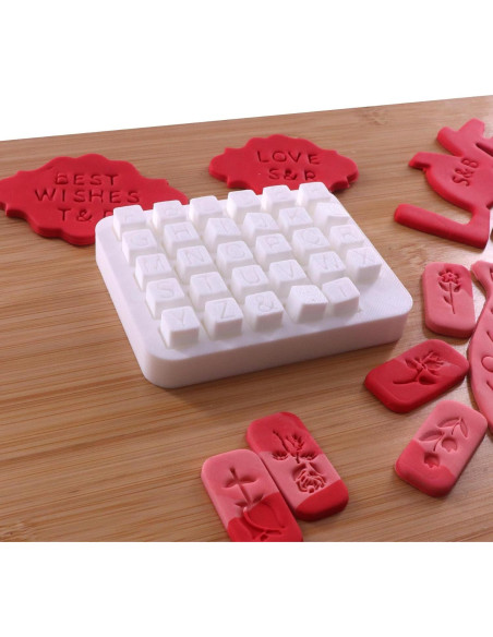 Juego de Sellos de Letras para Galletas Kowanii - 26 Mayúsculas Juego de Sellos de Letras para Galletas Kowanii - 26 Mayúsculas
