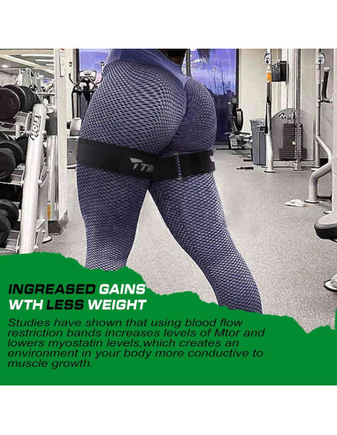 Bandas de Oclusión TAVIEW para Ejercicio y Fitness - Ajustables