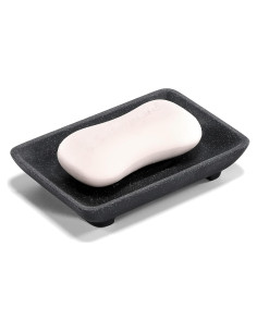 Soporte de Jabón con Drenaje Aimou Negro 12.7x7.6 cm