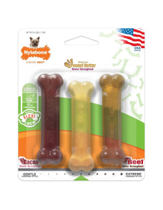 Hueso Nylabone Flexi Chew Juguete Masticar Perros X-Pequeño