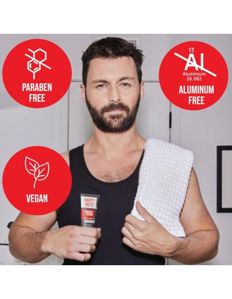 Crema Desodorante Happy Nuts 100 ml Sin Aluminio para Hombres Crema Desodorante Happy Nuts 100 ml Sin Aluminio para Hombres