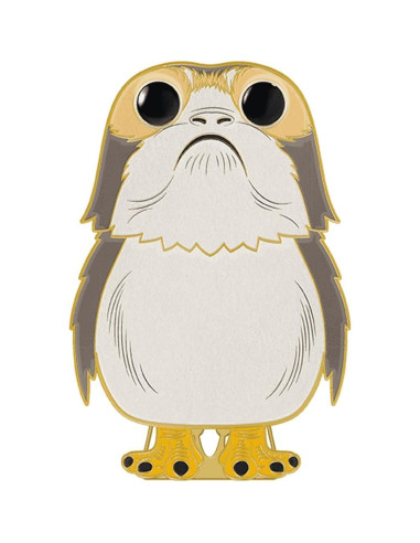 Pin de esmalte coleccionable Funko Pop! Porg - Star Wars - 10.16 cm