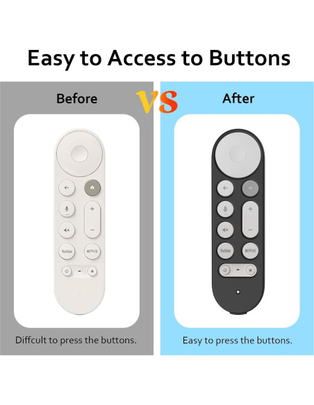 Funda de Silicona LEFXMOPHY para Control Remoto Google TV 4K Funda de Silicona LEFXMOPHY para Control Remoto Google TV 4K