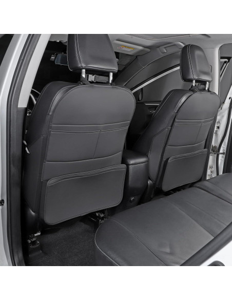 Protector de Asiento Trasero TAIKOO Negro 2 Pcs Organizador Protector de Asiento Trasero TAIKOO Negro 2 Pcs Organizador