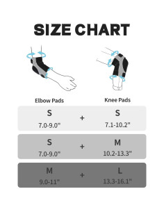 Conjunto de Rodilleras y Codilleras YEEKORO para Niños S+M 2