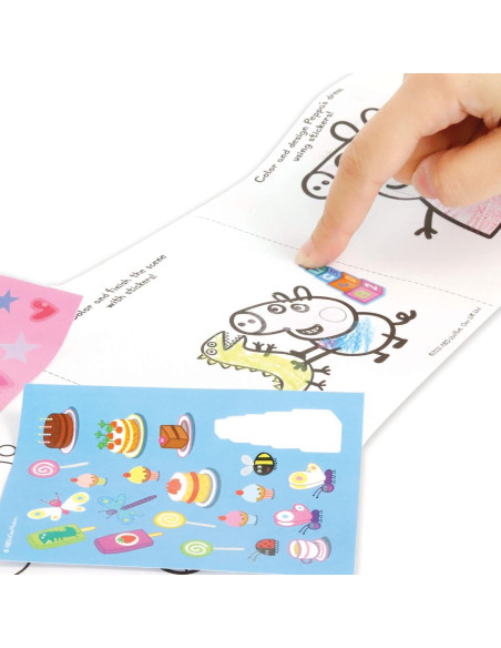 Estuche de Actividades Peppa Pig con Crayones y Pegatinas Estuche de Actividades Peppa Pig con Crayones y Pegatinas
