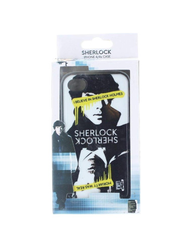 Funda Dura para iPhone 4 Seven20 Sherlock Holmes Negra