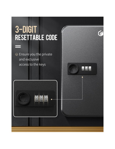 Gabinete de Llaves Uniclife 20 Posiciones con Cerradura Combinada