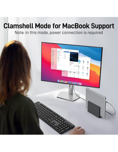 Cable USB C a DisplayPort 1m 4K@60Hz Thunderbolt 3/4/5