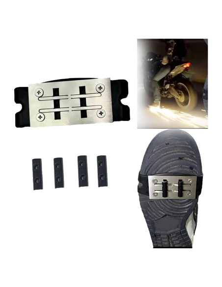 Cubierta de Zapato con Chispas VISIOLEX para Bicicleta y Patineta Cubierta de Zapato con Chispas VISIOLEX para Bicicleta y Patineta