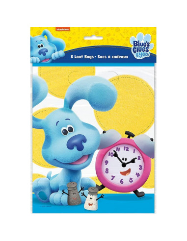 Bolsas de Botín Blue's Clues - Paquete de 8 - Fiesta Infantil