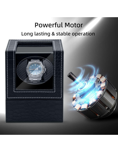 Caja de Carga Automática Mcbazel para Relojes Automáticos - Negro Caja de Carga Automática Mcbazel para Relojes Automáticos - Negro
