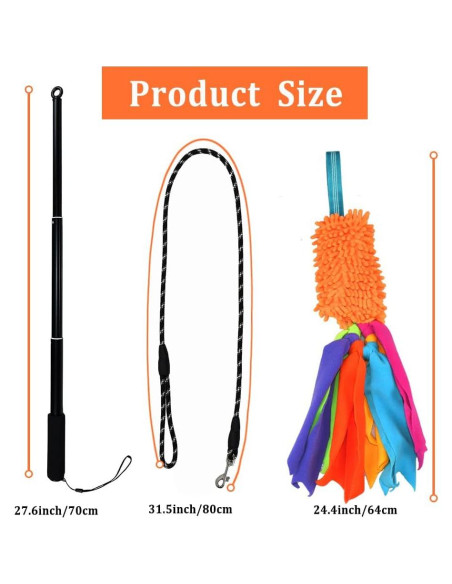 Palo de Coqueteo para Perros ASOCEA, Juguete Interactivo 69.85 cm Palo de Coqueteo para Perros ASOCEA, Juguete Interactivo 69.85 cm