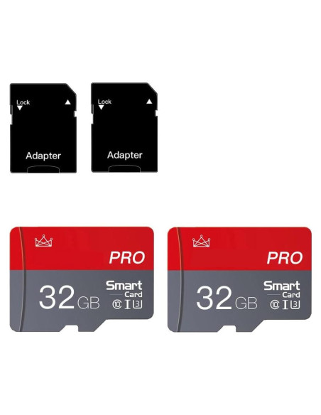 Tarjeta Micro SD 32GB ZHSWEN Clase 10 Alta Velocidad 2-Pack Tarjeta Micro SD 32GB ZHSWEN Clase 10 Alta Velocidad 2-Pack