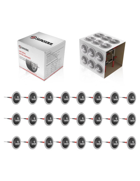Kit de Reparación de Neumáticos SUNSOUL 24 Piezas Tapones Hongo Kit de Reparación de Neumáticos SUNSOUL 24 Piezas Tapones Hongo