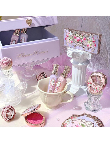 Conjunto de Maquillaje Rococó Violeta Flower Knows - 7 Piezas