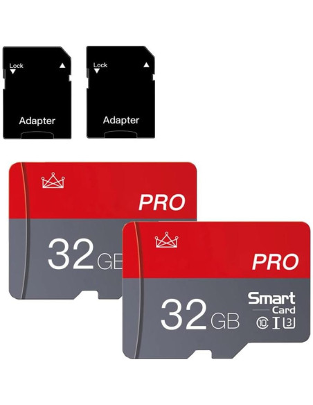 Tarjeta Micro SD 32GB ZHSWEN Clase 10 Alta Velocidad 2-Pack Tarjeta Micro SD 32GB ZHSWEN Clase 10 Alta Velocidad 2-Pack