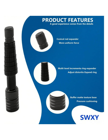 Estirador de Anillos Profesional CUITXYS Tallas 6-10 Negro Estirador de Anillos Profesional CUITXYS Tallas 6-10 Negro