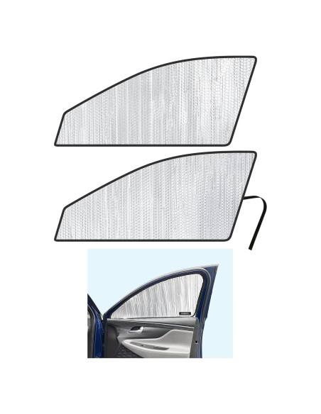 Parasoles Laterales Ajustados YelloPro para Hyundai Santa Fe 2019-2023 Parasoles Laterales Ajustados YelloPro para Hyundai Santa Fe 2019-2023