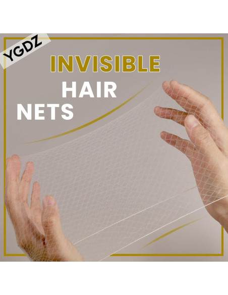 Redes para Cabello Invisibles YGDZ 40 Piezas 50cm Beige Redes para Cabello Invisibles YGDZ 40 Piezas 50cm Beige