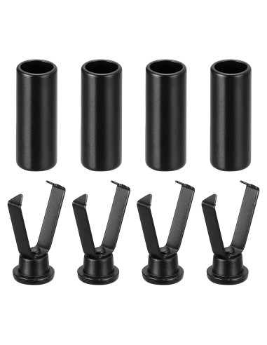 Puntas de Cordones uxcell de Aleación 15.4x6mm - 4 Piezas