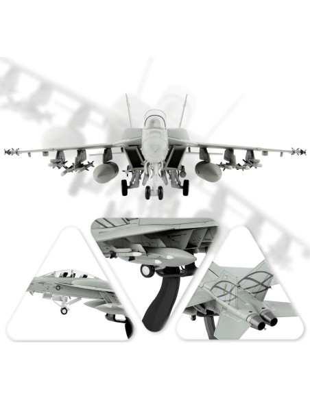 Modelo de avión militar HANGHANG F/A-18F 1:72 aleación Modelo de avión militar HANGHANG F/A-18F 1:72 aleación