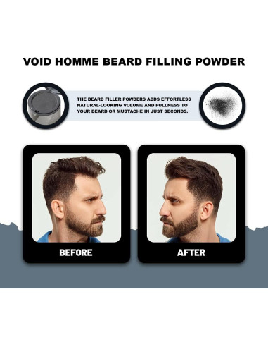 Polvo Corrector de Cabello VOID Homme Marrón Claro 40g