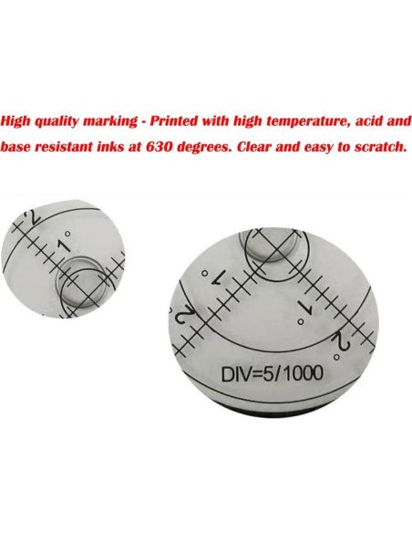 Nivel Burbuja Circular BUBLEVL 60mm Alta Precisión 15'/2mm Nivel Burbuja Circular BUBLEVL 60mm Alta Precisión 15'/2mm