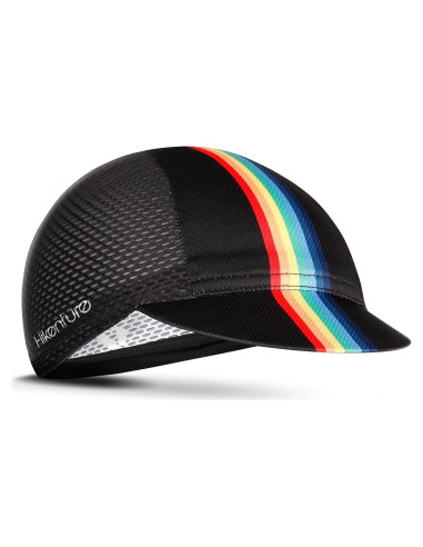 Gorra de Ciclismo Hikenture Negra, Transpirable y Ligera