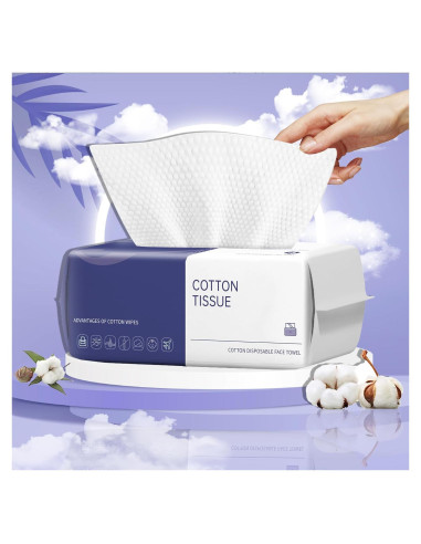 Paño Facial Desechable ZPCO 100 Contadores Ultra Grueso