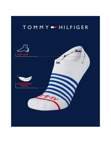 Calcetines Invisibles Deportivos Tommy Hilfiger - Paquete de 6