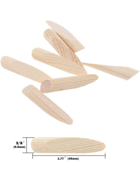 Tapones de Agujeros de Madera Sólida AUTOTOOLHOME 100 Piezas Tapones de Agujeros de Madera Sólida AUTOTOOLHOME 100 Piezas