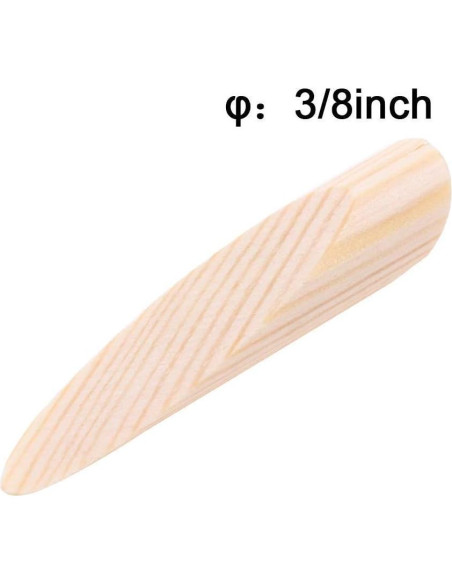 Tapones de Agujeros de Madera Sólida AUTOTOOLHOME 100 Piezas Tapones de Agujeros de Madera Sólida AUTOTOOLHOME 100 Piezas