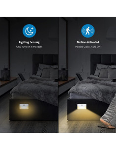 AMIR Luz de Escalera LED con Sensor de Movimiento - 2 Piezas 2